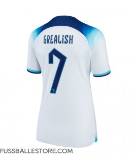 Günstige England Jack Grealish #7 Heimtrikot Damen WM 2022 Kurzarm